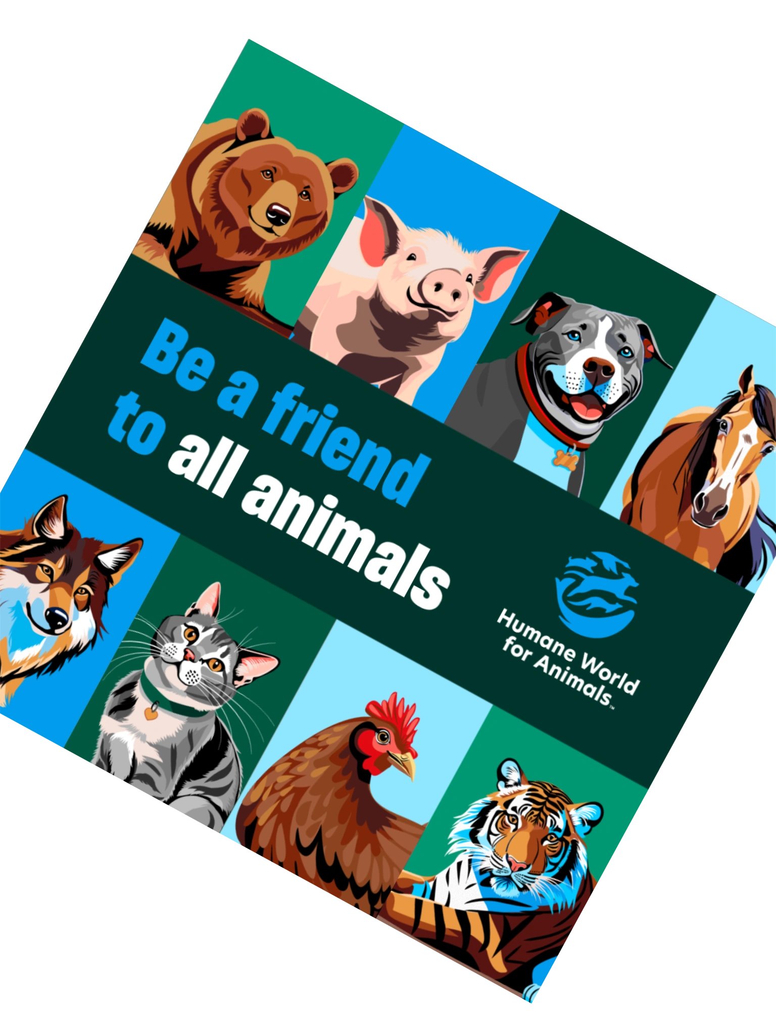 Be a friend to all animals - Sticker product image (3)