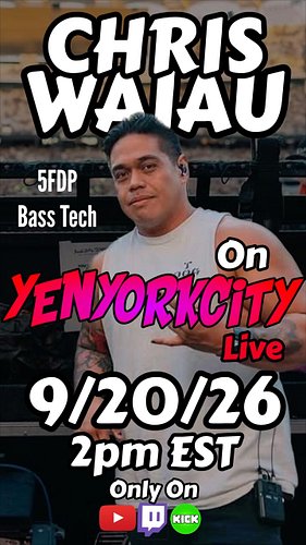 🚨 NEW GUEST ANNOUNCEMENT!

We’re welcoming @chris.waiau to YenYorkCity Live on Sunday, September 13 at 2 PM EST!

Chris works...