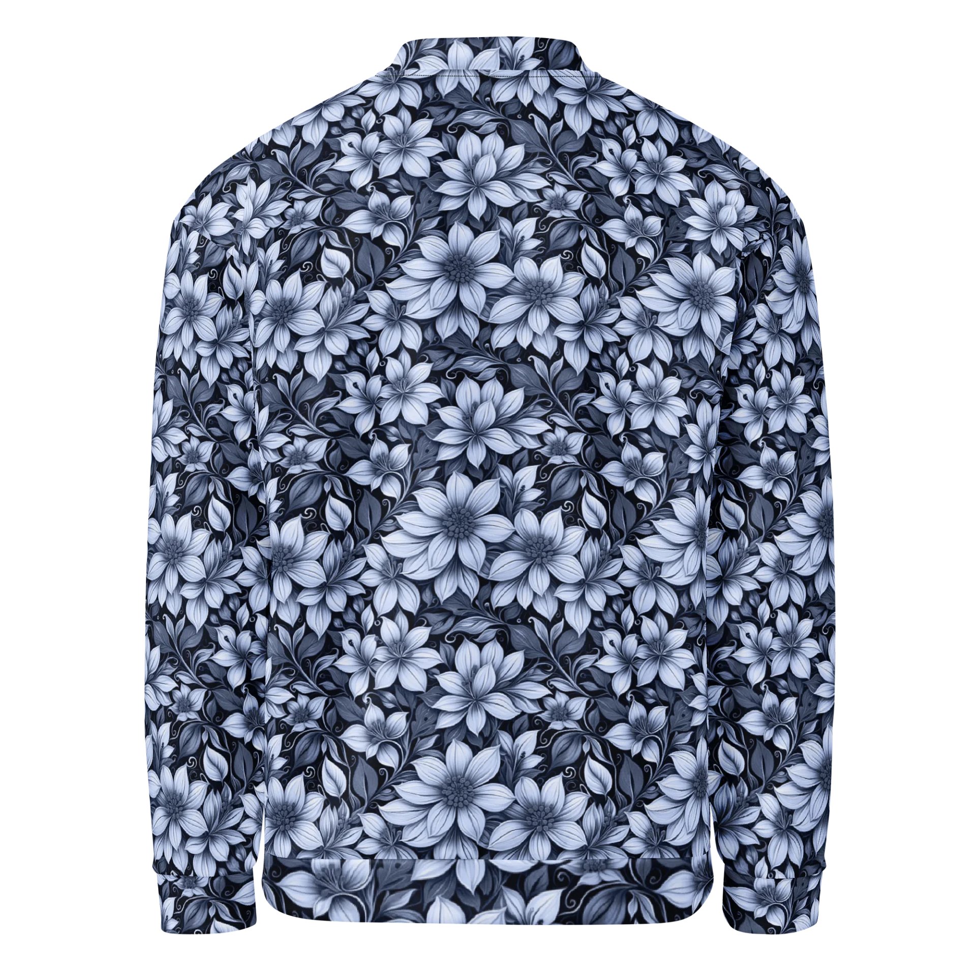 Indigo Flowers Bomber Jacket product image (2)