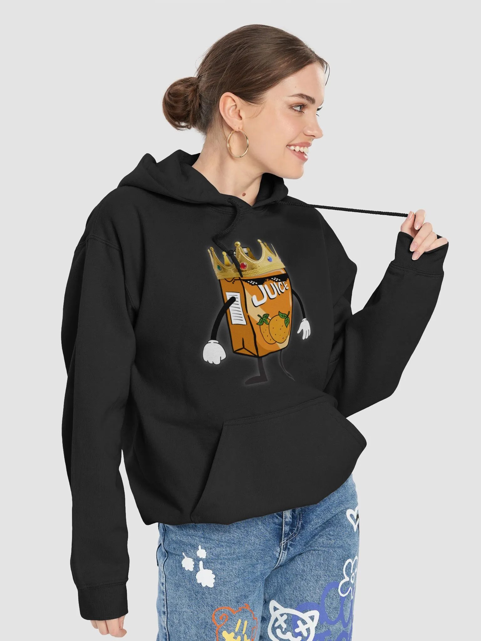 Juice Box King Hoodie – Rule in Comfort, Sip in Style! product image (49)