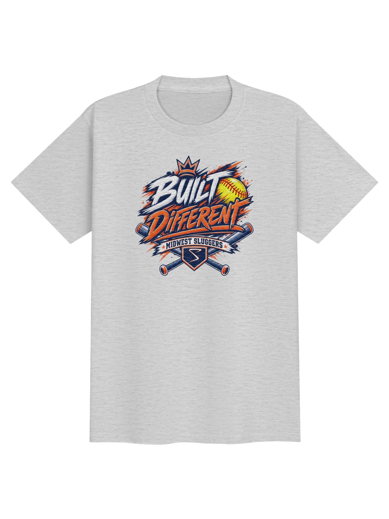 Built Different Crossed Bats Youth Classic Tee product image (1)