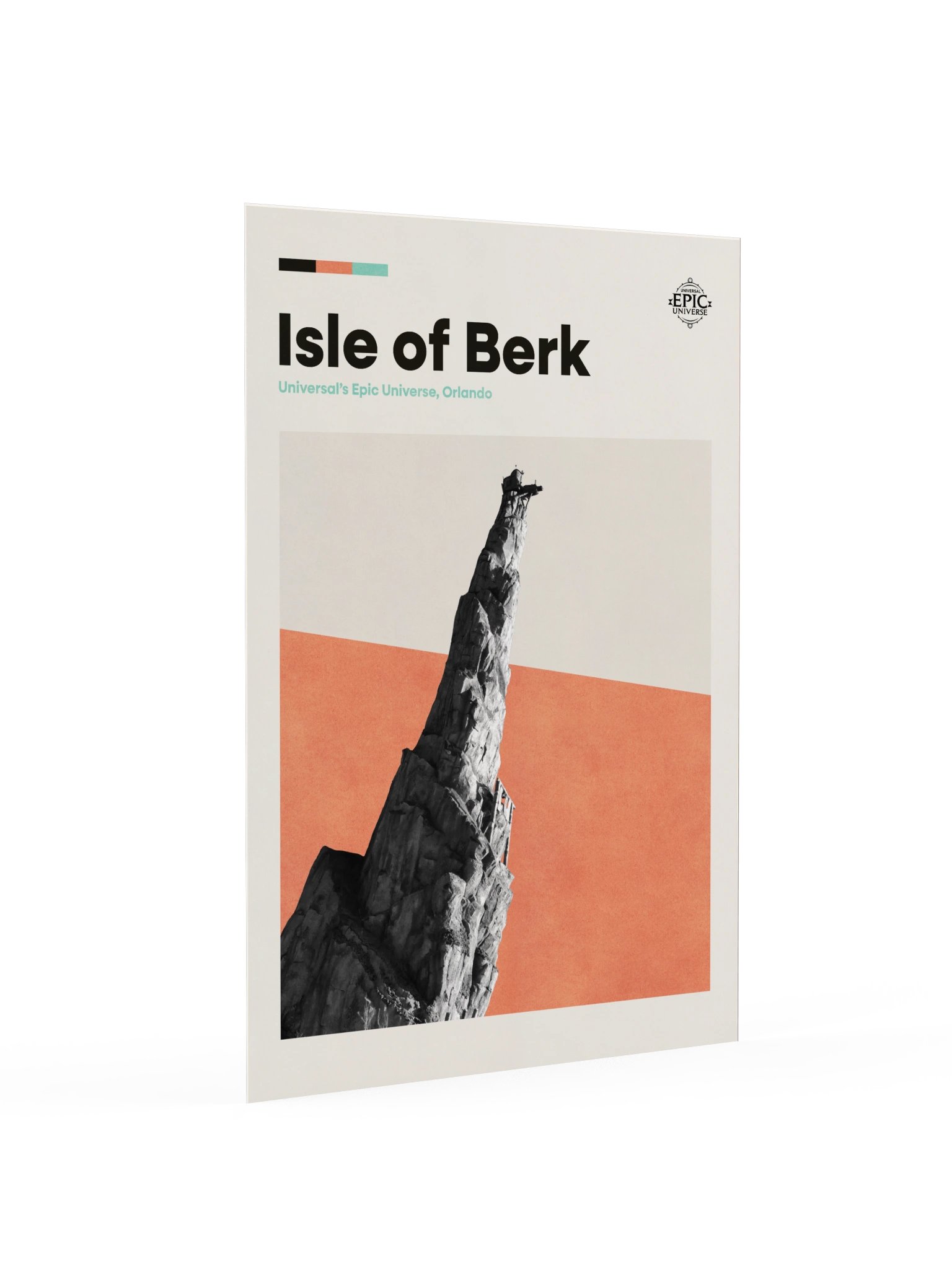 Isle of Berk Mid-Century Modern Poster product image (3)