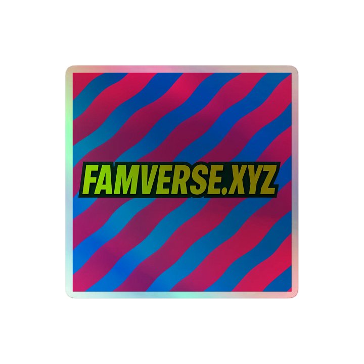 FAMVERSE Holo Sticker product image (2)