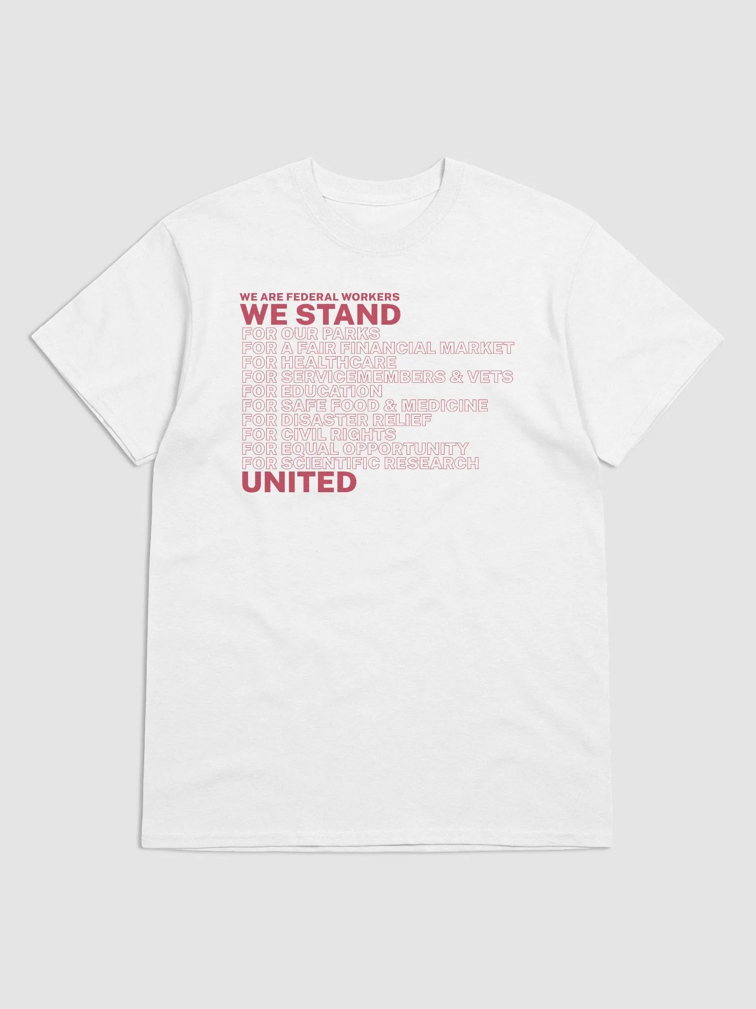 We Stand United T-shirt product image (1)