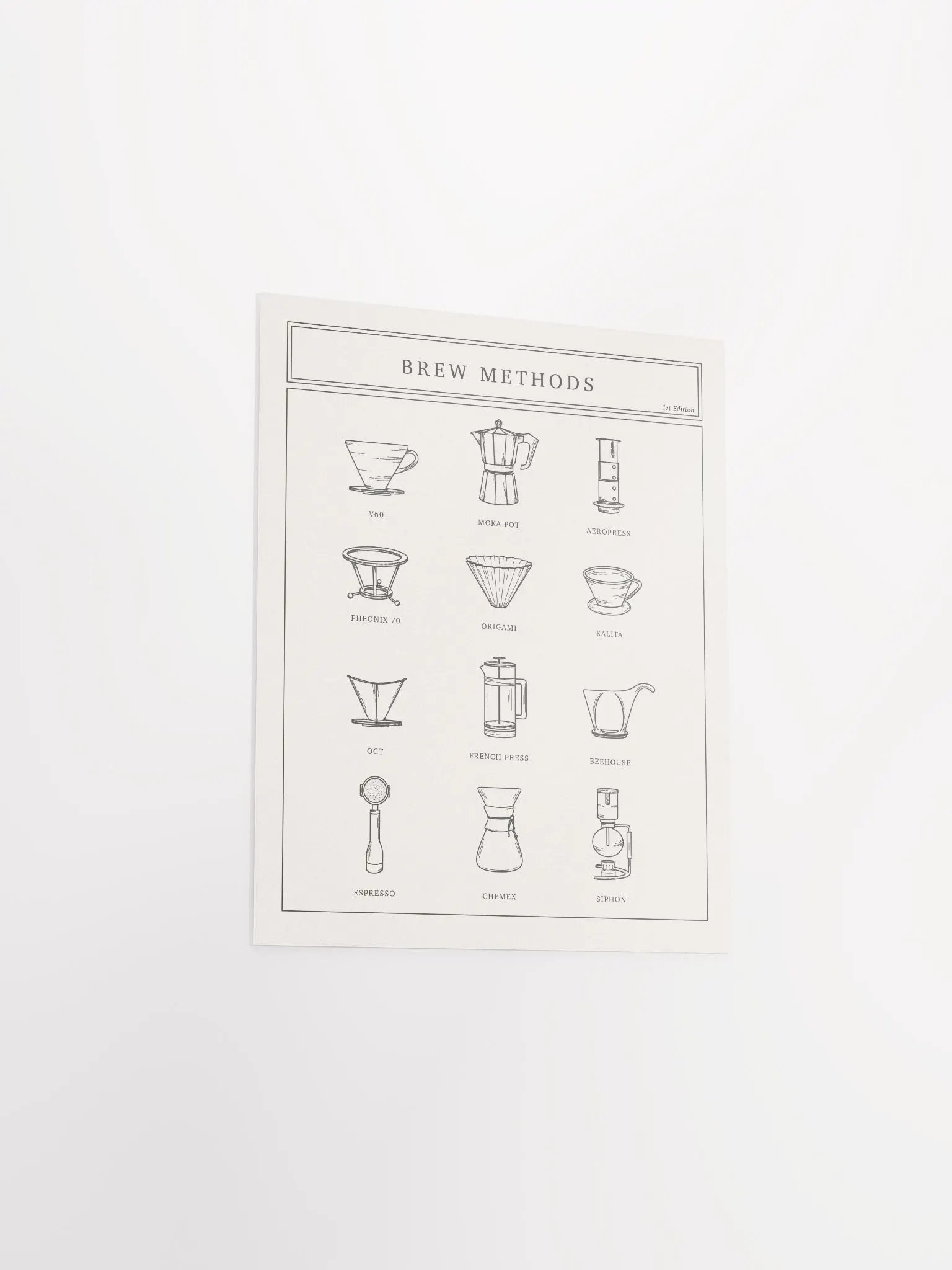 brew methods poster // v.01 [PRINT] product image (3)