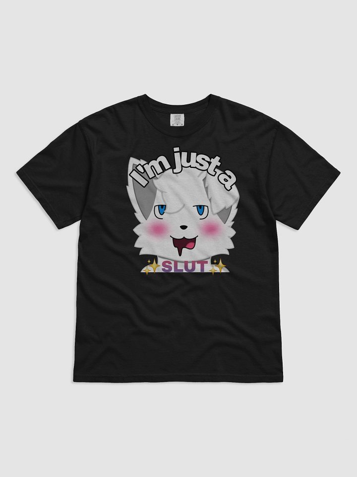 I'm just a slut heavyweight T-Shirt product image (1)