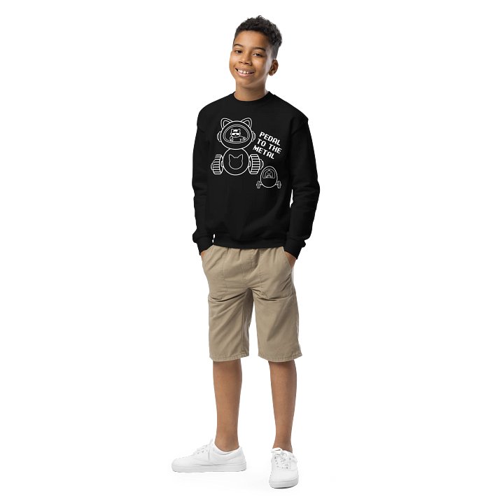 Goromi the Cat in Wig (Inefficient Vehicle Race) - Unisex Youth Sweatshirt product image (1)