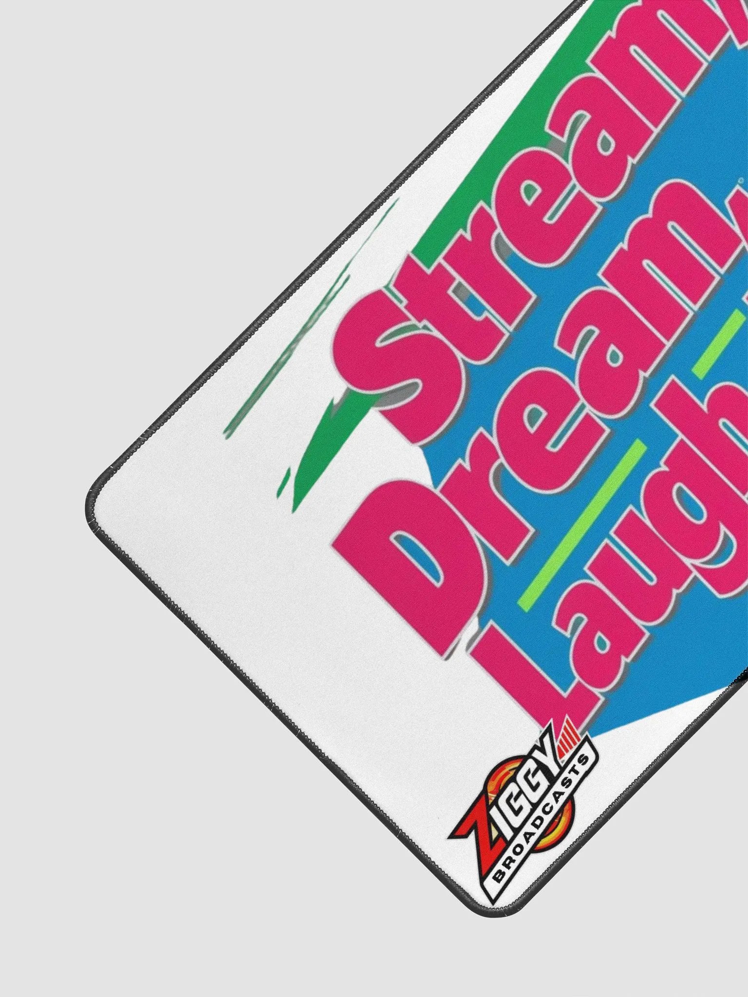 Stream, Dream, Laugh, Repeat Desk Mat product image (2)