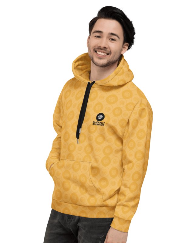 BBB All Over Print Yellow Hoodie product image (8)
