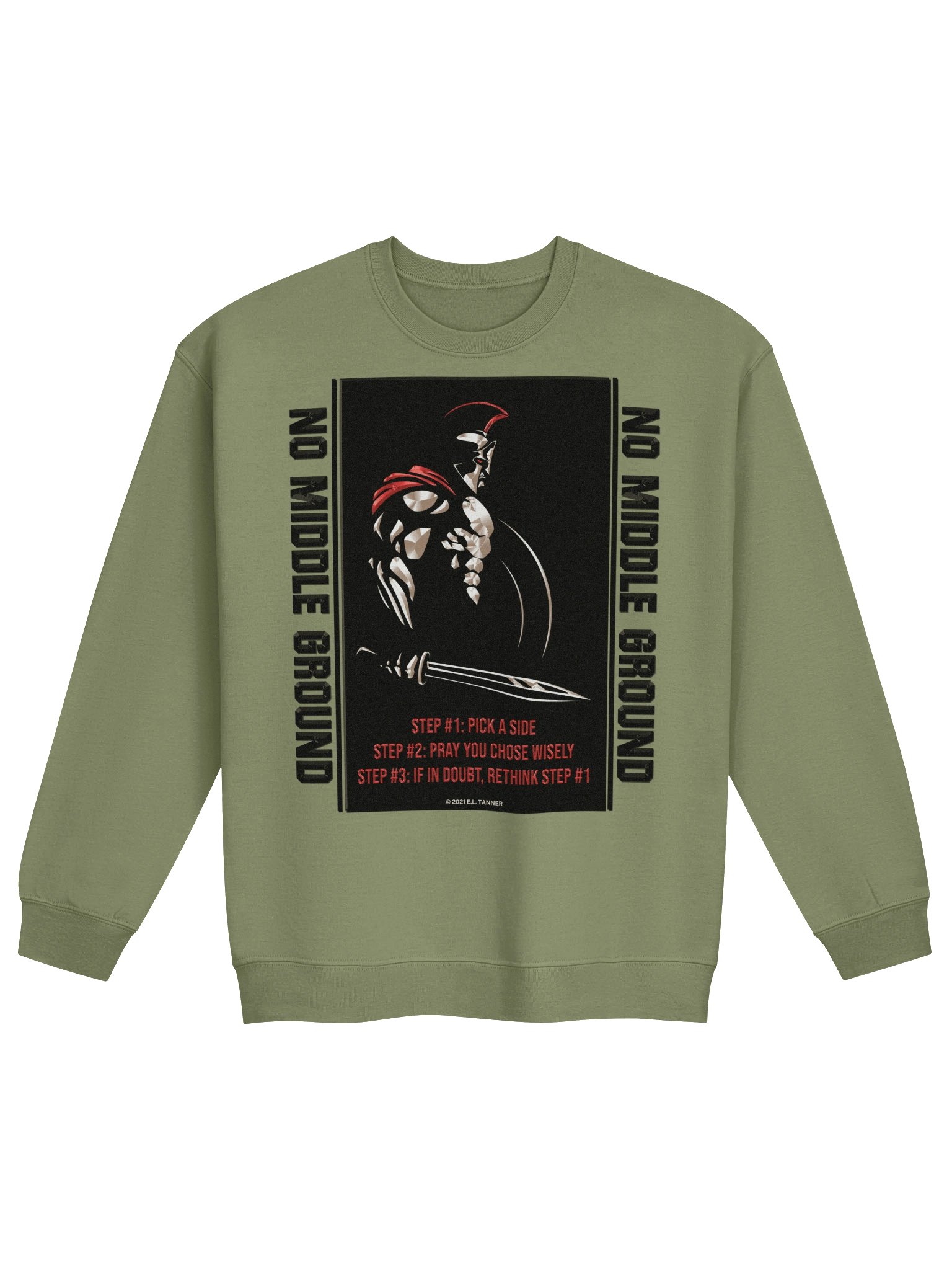 No Middle Ground, Pick a Side, Lte Sweatshirt BV product image (1)