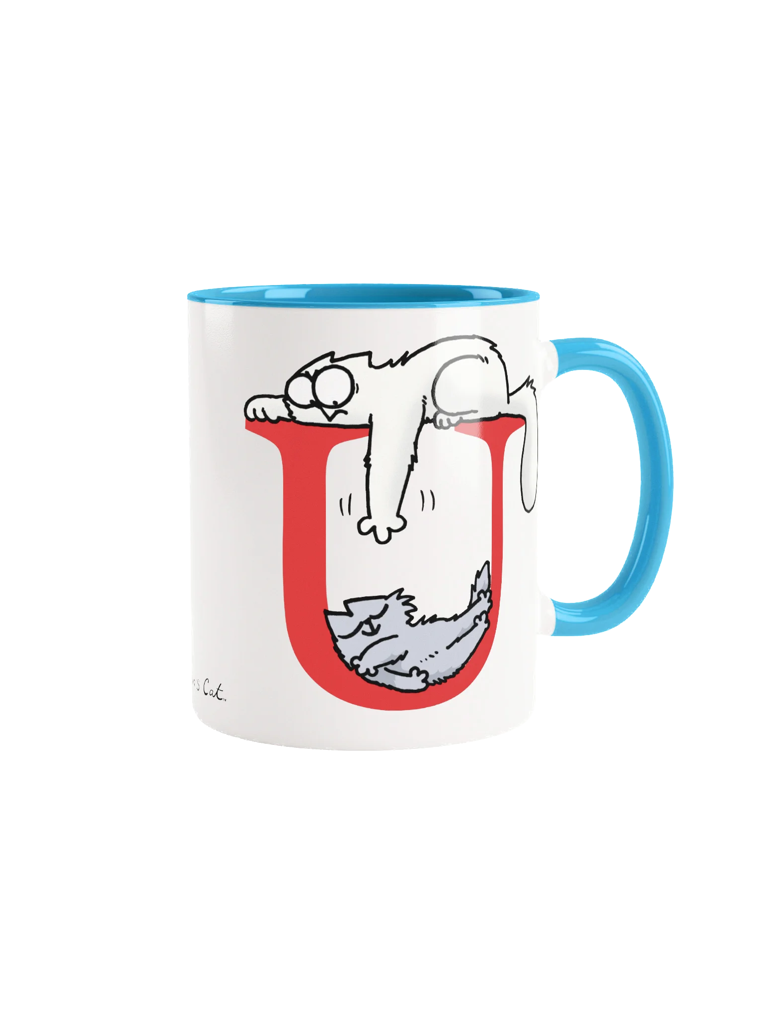 Cat Monogram Mug - U product image (2)