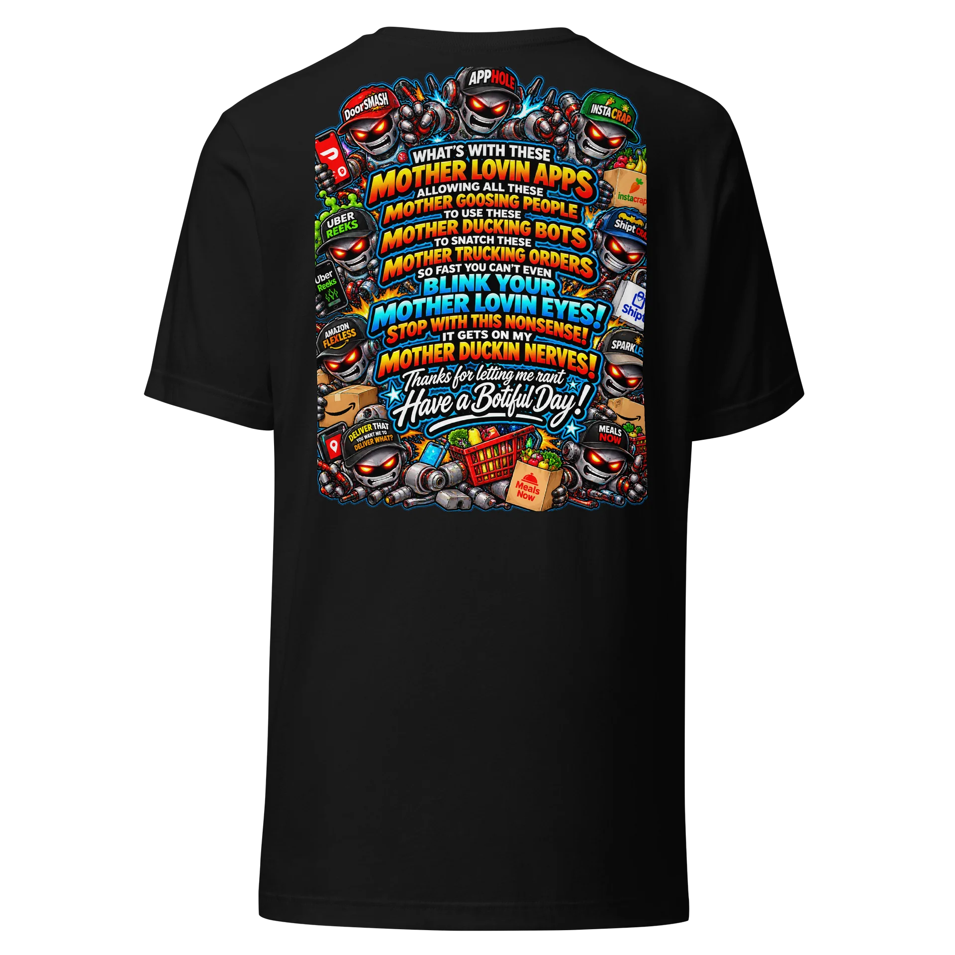 Mother Duckin Bots – Gig Worker Rant Tee product image (6)