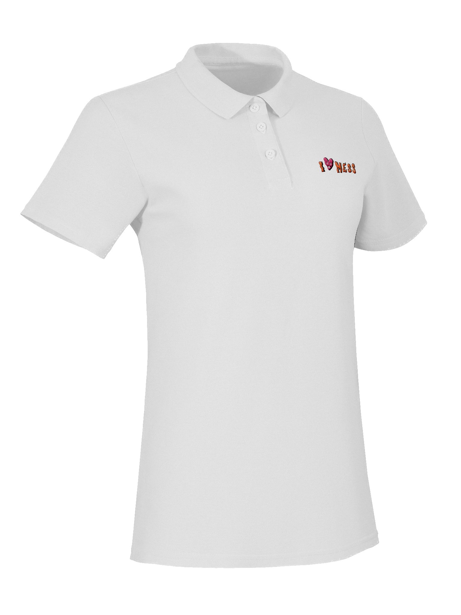 I Heart Mess Logo Polo product image (6)