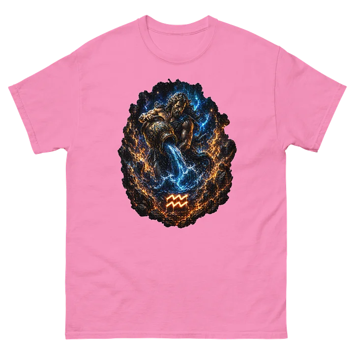 Bearer of Cosmic Waters — Aquarius Zodiac Tee product image (2)