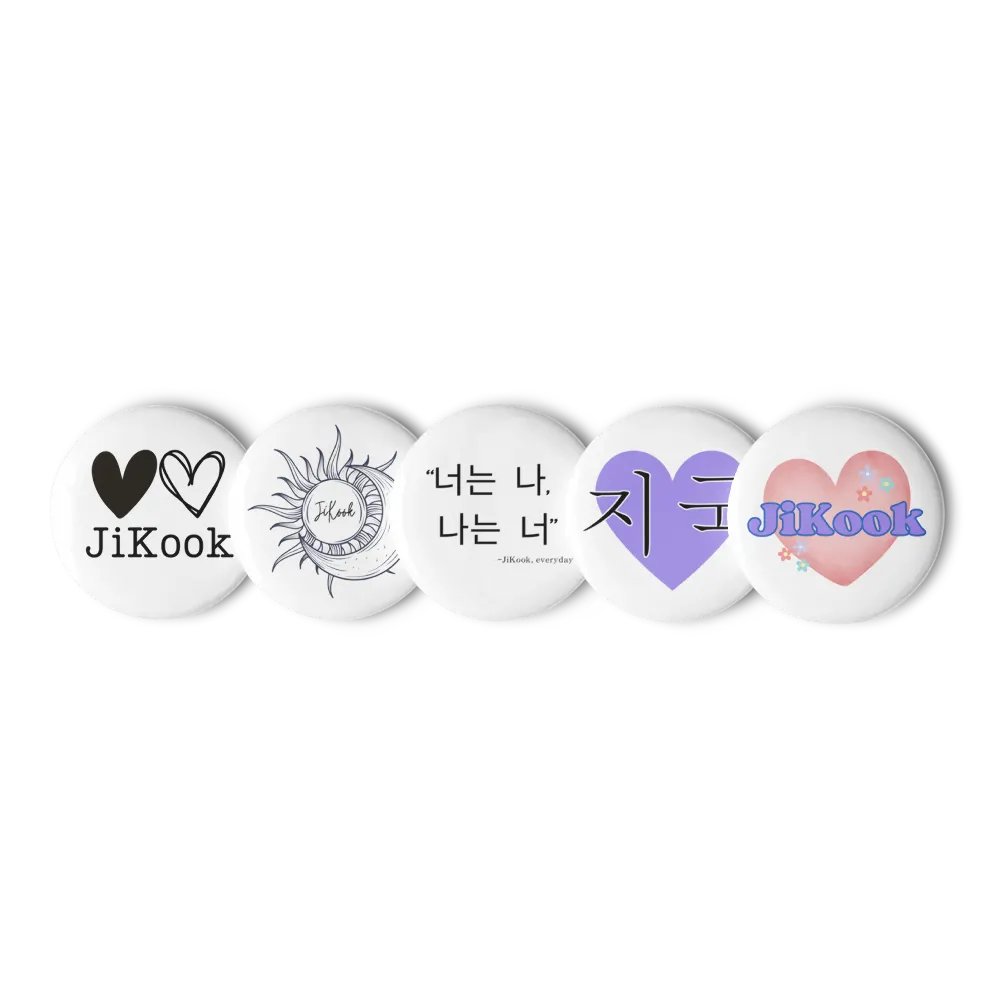 JiKook Pin Badges product image (3)