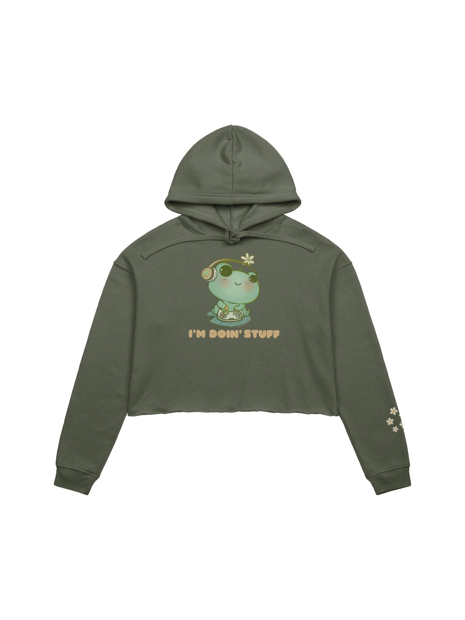 I'm Doin Stuff Cropped Hoddie product image (1)