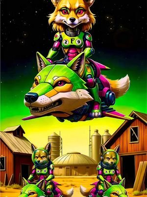 Jody the Cyberdyne Coyote: Music Video 3 #coyote #cartoon #animation #musicvideo #scifi 