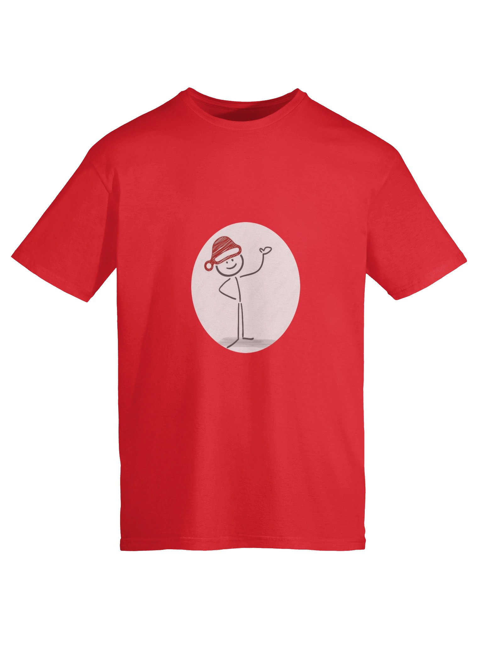ItsRede Red Simple T-Shirt product image (9)
