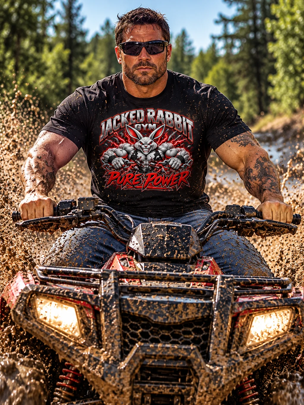 Jacked Rabbit Gym – Pure Power T-Shirt product image (25)