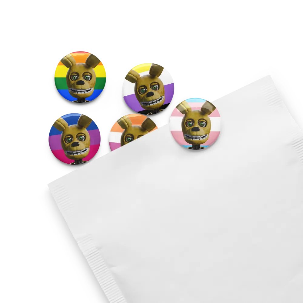Springy Bright Pride Pins! (Set 1) product image (12)