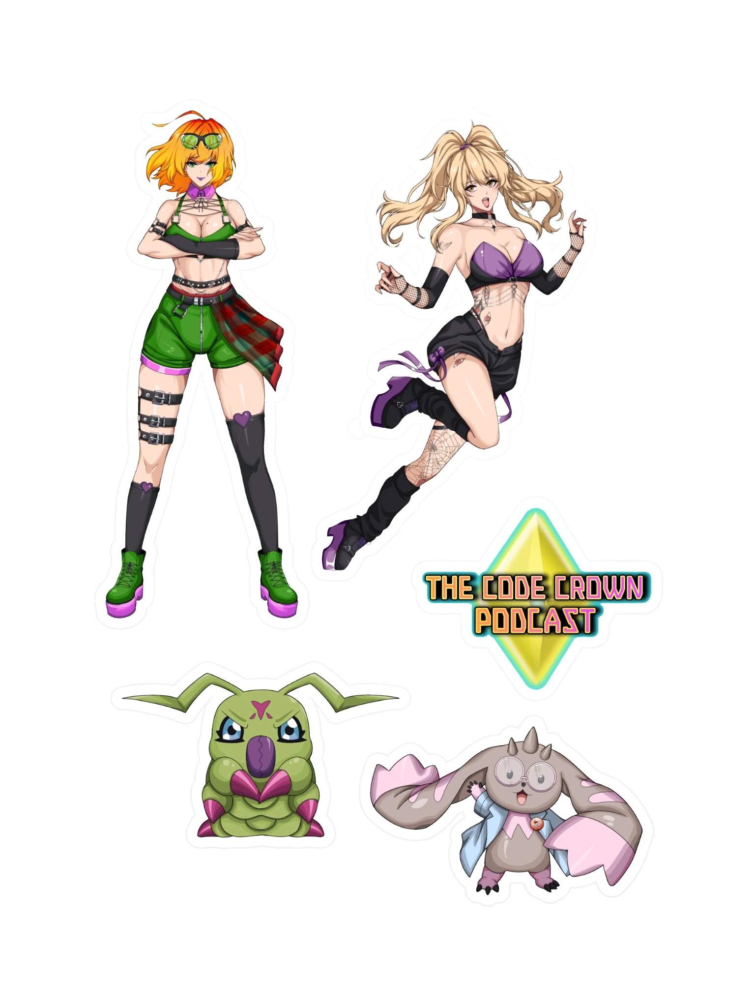 The Code Crown Sticker Sheet product image (3)