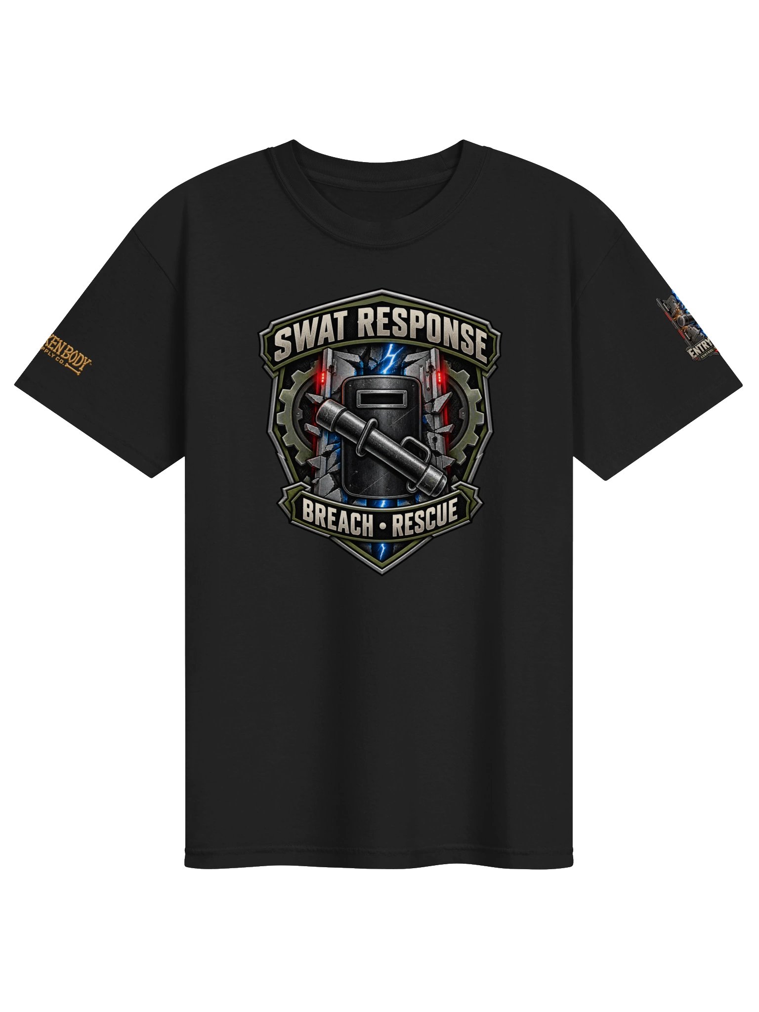 SWAT Shirt — Tactical Response “Control the Chaos” Front & Back Tee | Flat Out Broken™ product image (3)