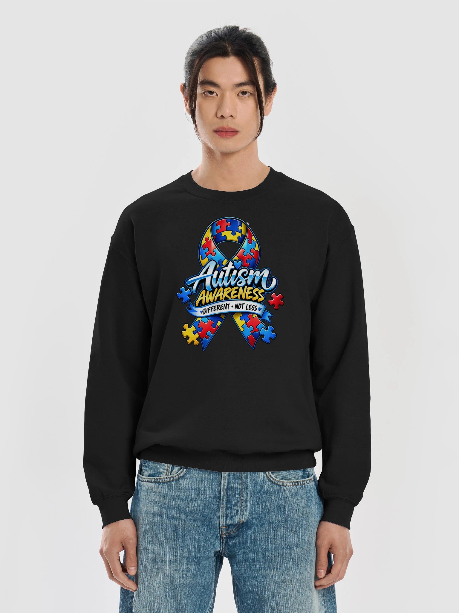 The Blacktop Brand "Autism Awareness" Crewneck Sweatshirt product image (5)