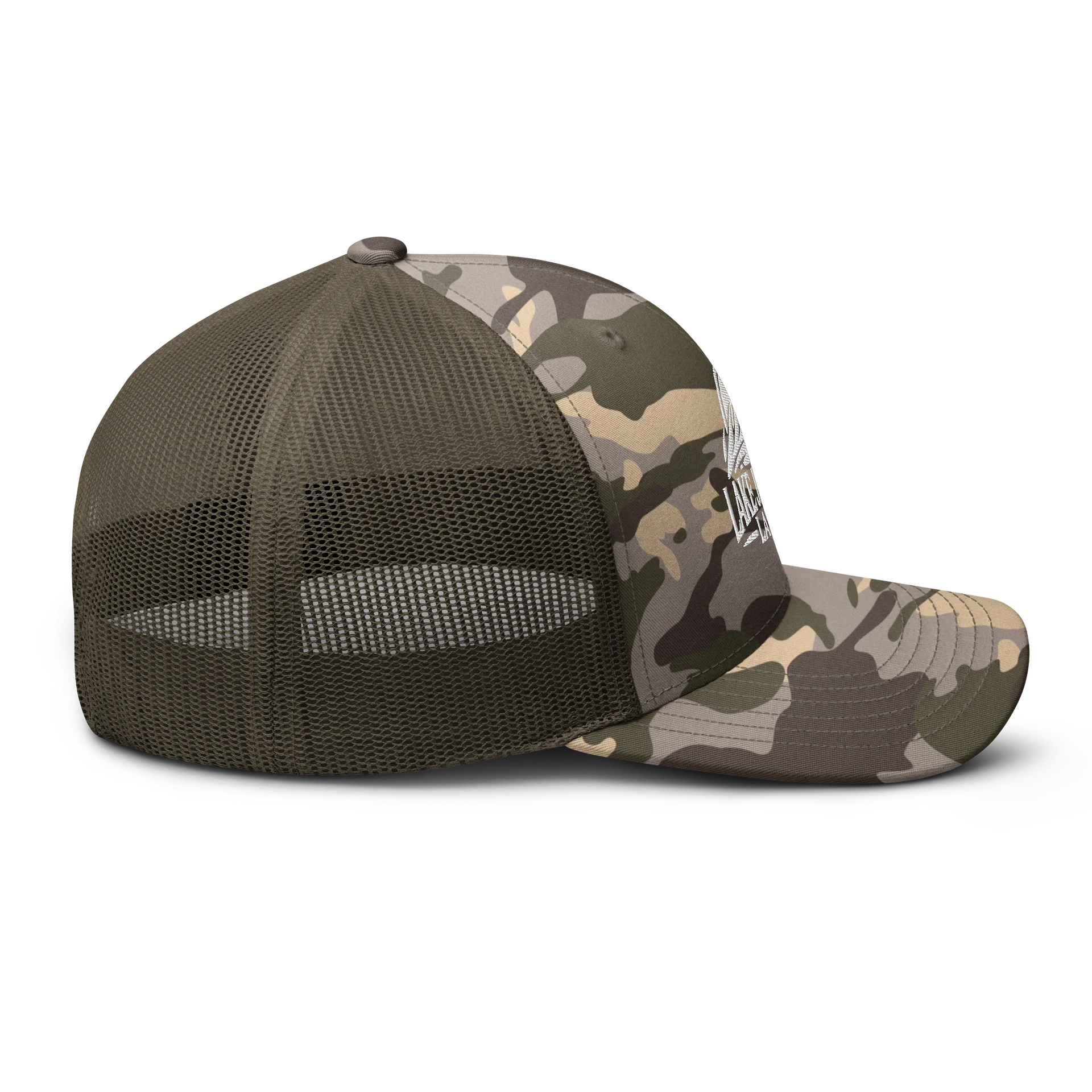 Lake Jackson Lawn Camo Trucker Hat product image (5)