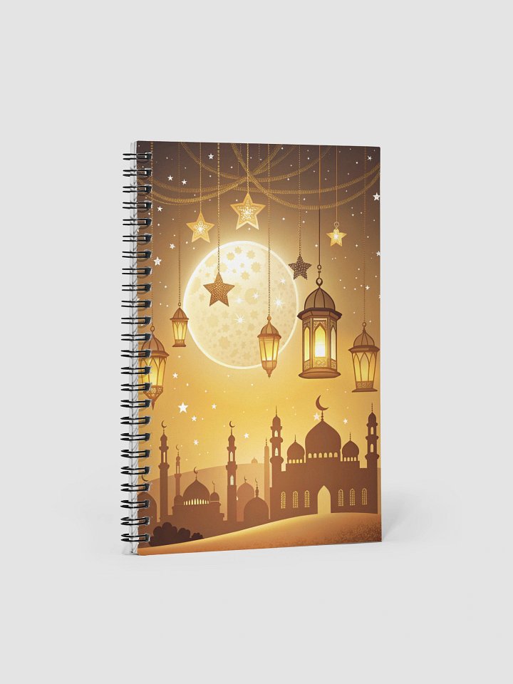 Moonlit Mosque Serenity Spiral Notebook product image (1)
