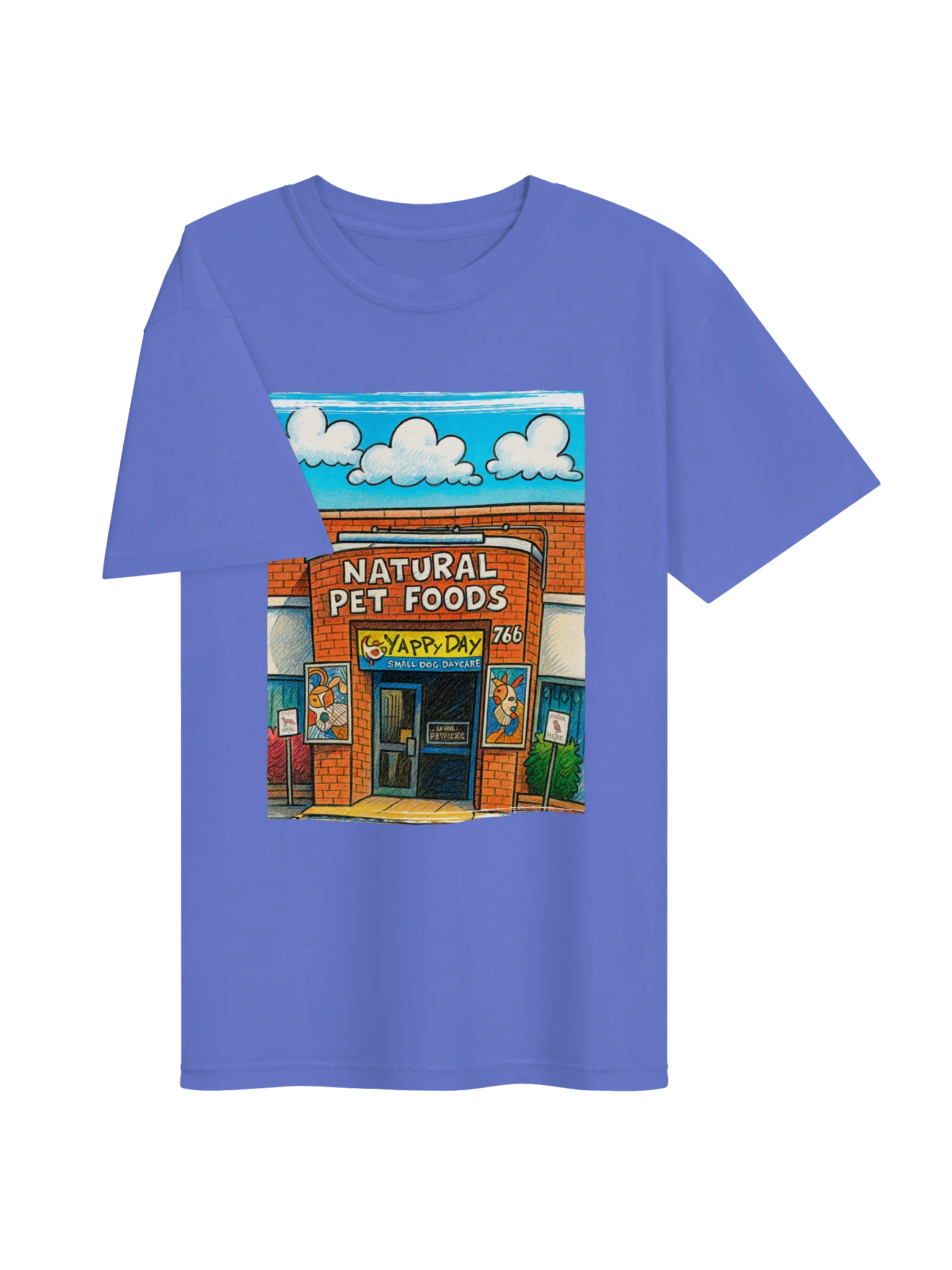 Natural Pet Foods Caricature T-Shirt product image (52)