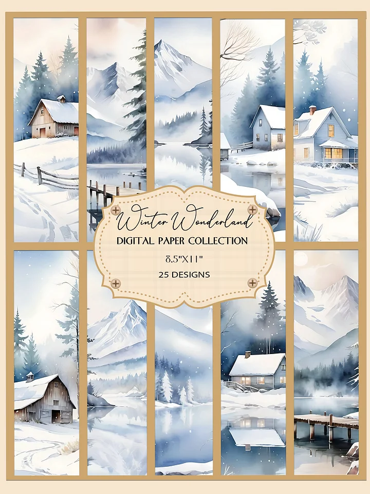 Winter Wonderland Digital Art Collection product image (1)