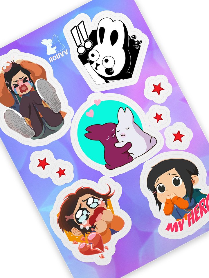 Ling & Bunny sticker sheet product image (2)