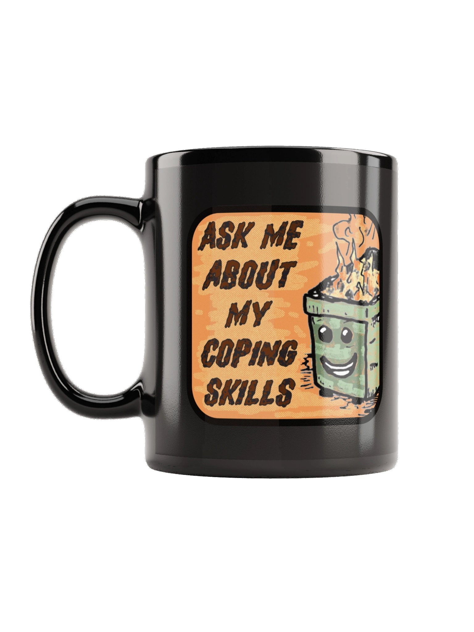 Coping Skills Mug (Black) product image (1)