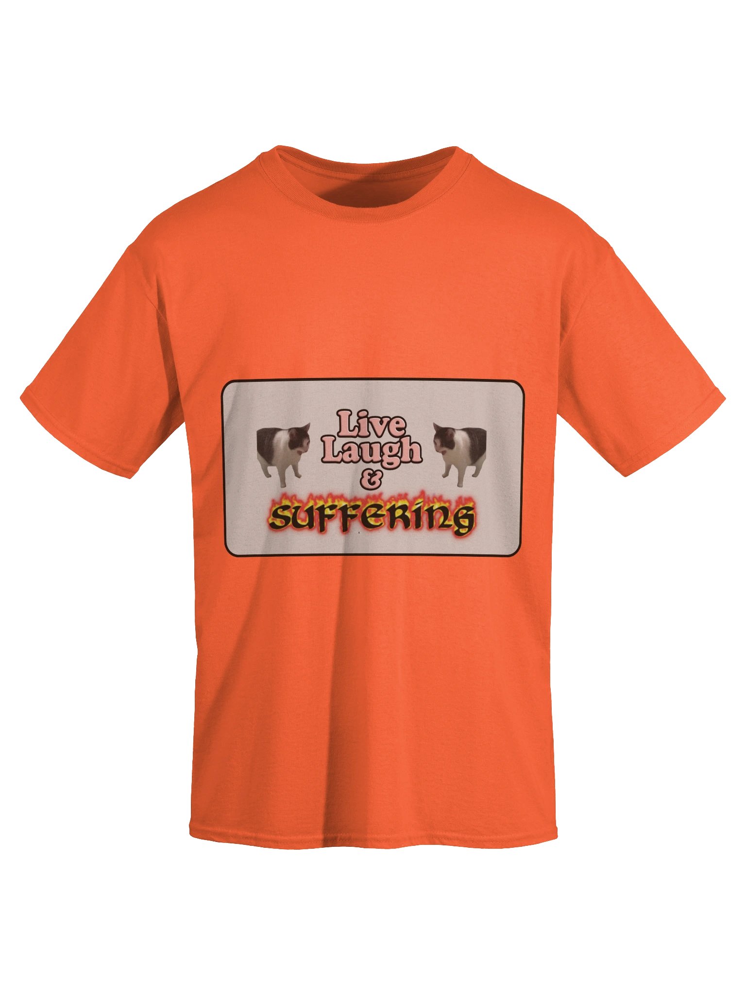 Live Laugh & Suffering Cats T-Shirt product image (51)