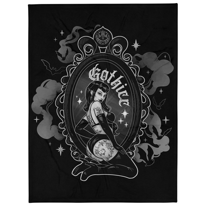 𝖌𝖔𝖙𝖍𝖎𝖈𝖈 throw blanket product image (1)