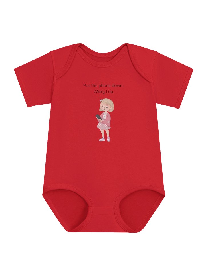Mary Lou and Phone Baby Bodysuit product image (1)