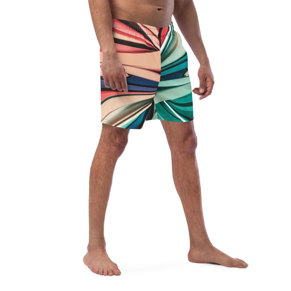 TDS Music Abstract Swim Trunks in Vibrant Colors (2XS-6XL) product image (12)