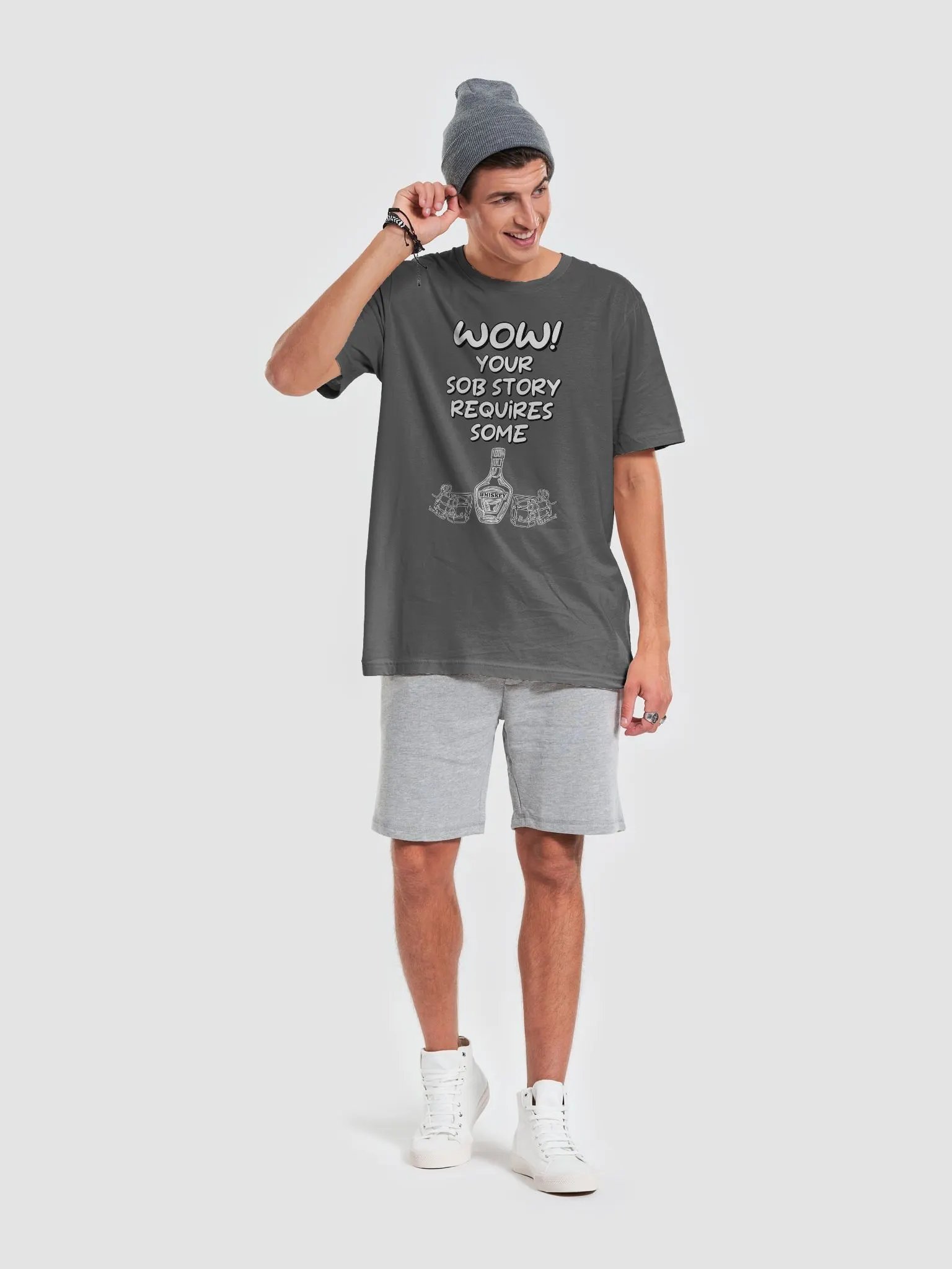 Wow! Your Sob Story Requires Some Whiskey Funny T-shirt product image (37)