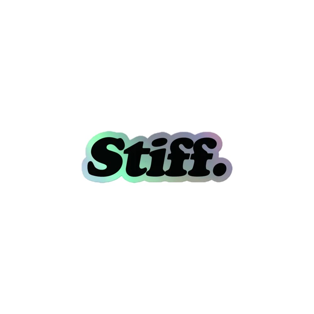 Stiff Sticker (Holographic) product image (1)