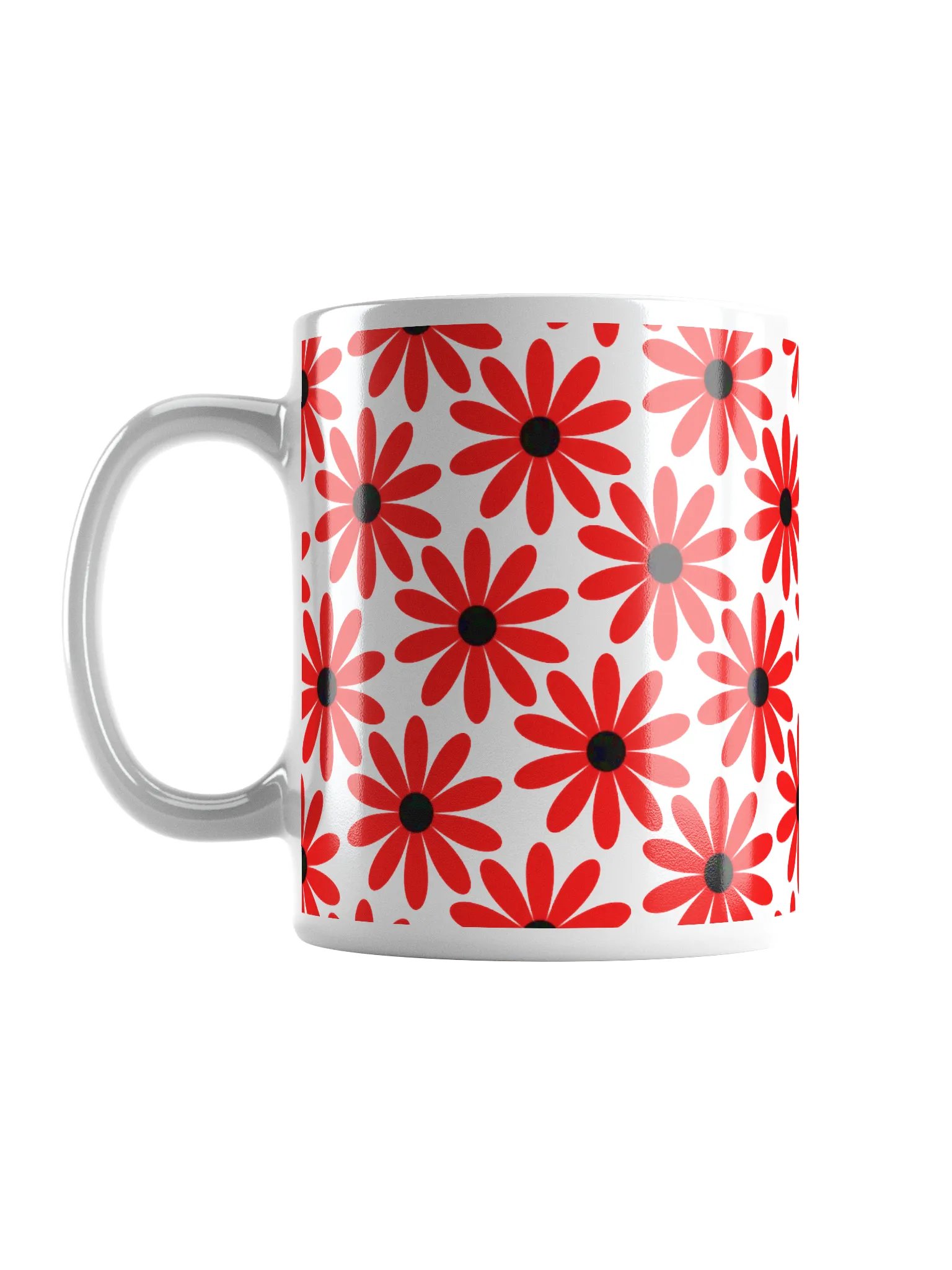 Starry Red Dream White Glossy Mug product image (6)