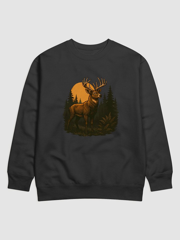 Rugged Deer Hunting Sweatshirt – Bold Antler Art for Outdoorsmen product image (1)