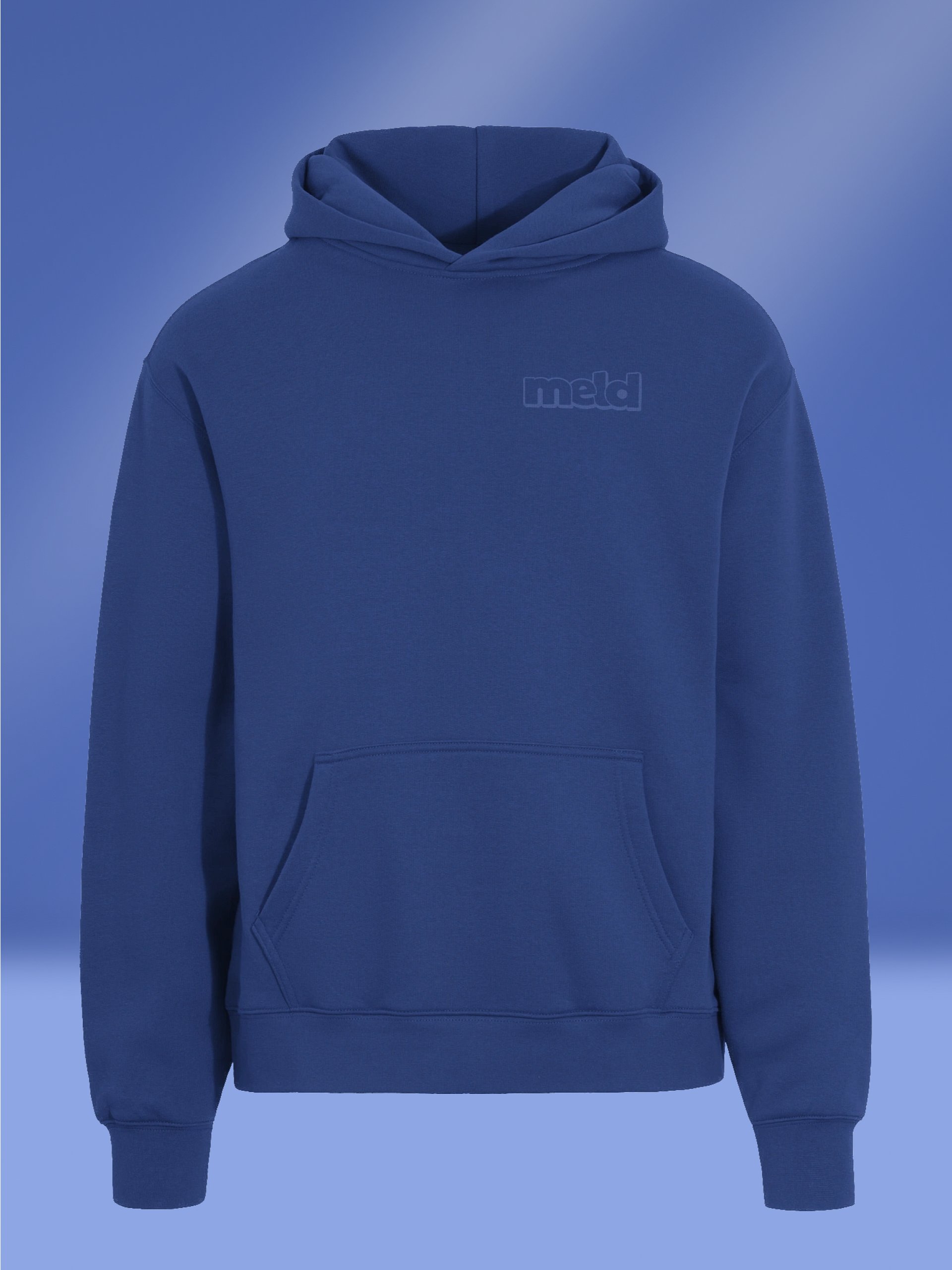 Monochrome Blue Hoodie product image (4)