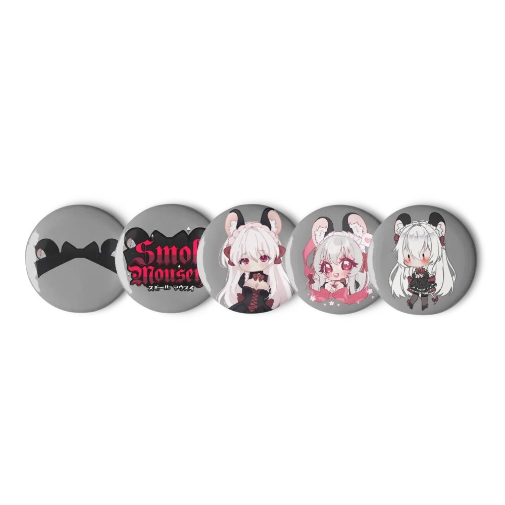 ♱ SMOL MOUSEY BUTTON PACK ♱ product image (1)