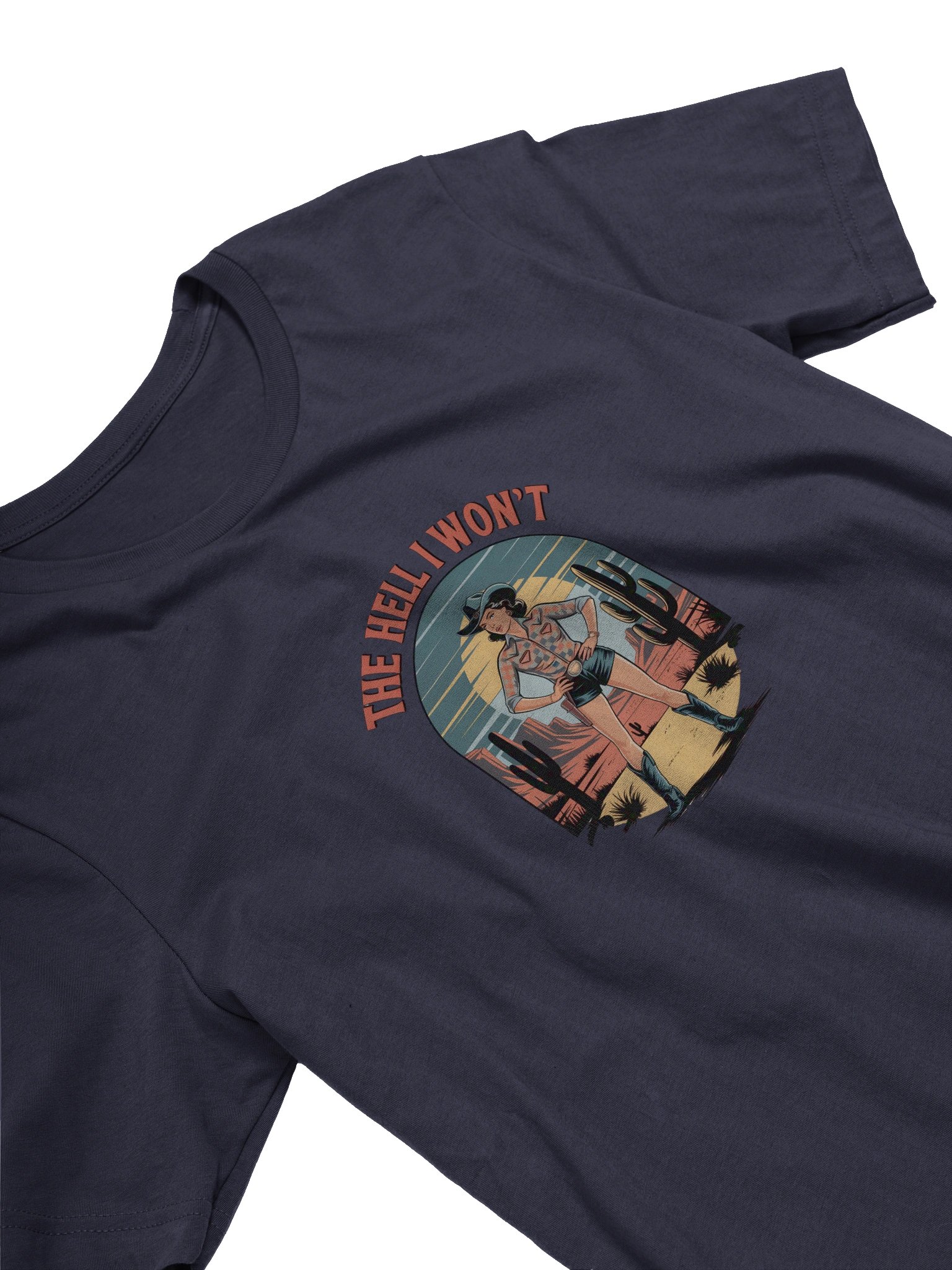 [BJ Designs] The Hell I Won't Unisex Graphic Tee product image (3)