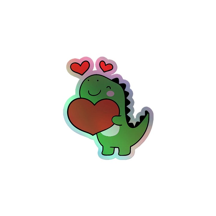 Love Emote Holographic Sticker product image (1)