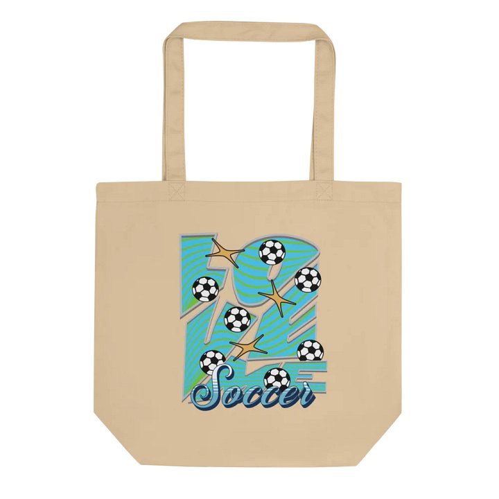 Love Me Soccer Playful Tote Bag product image (1)