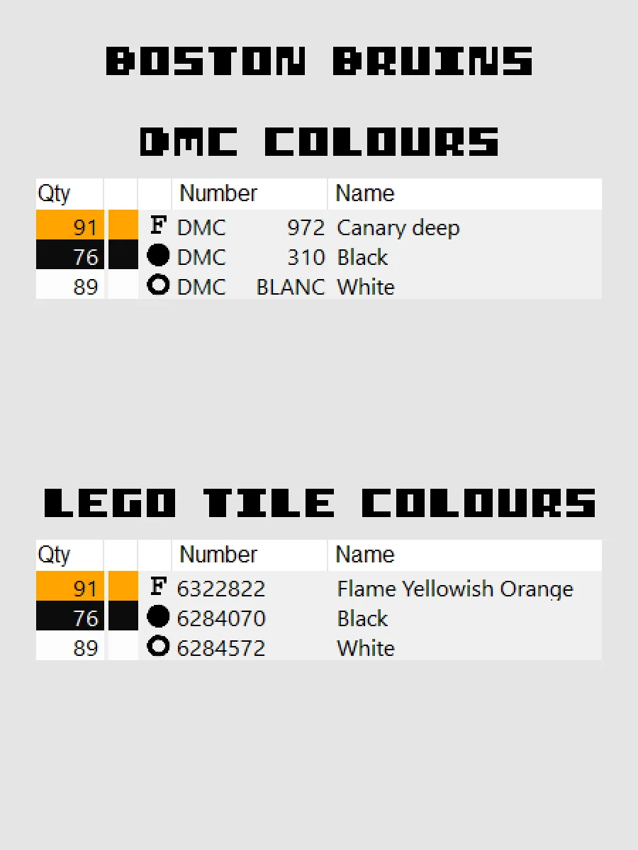 Boston Bruins Pixel Art product image (4)