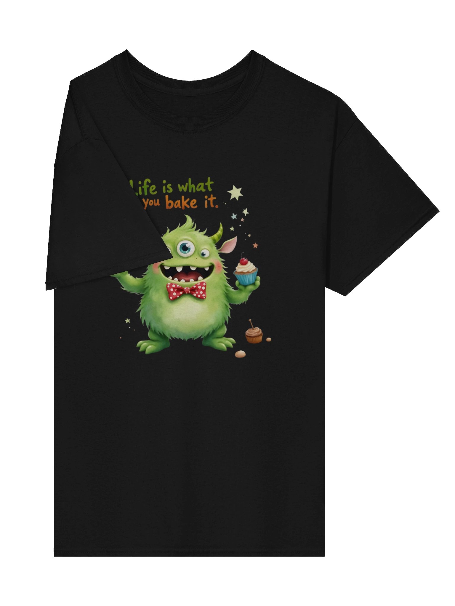"Life is What You Bake It" Funny Baking Monster T-Shirt - Cute Baker Gift for Baking Lovers product image (9)