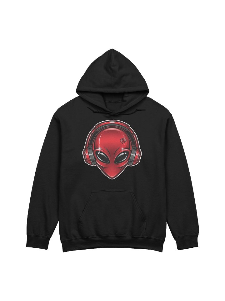 Red Metalic e² Alien Logo Hoodie product image (1)