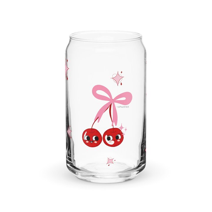 CHERRY BUNCH GLASS W/STRAW product image (1)
